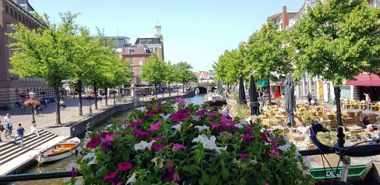 Charming Design Apartment In The Heart Of Leiden Bagian luar foto